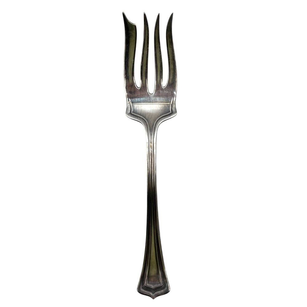 Rogers 1881 Scotia Pattern Cold Meat Fork Silverware Dining Flatware Utensil